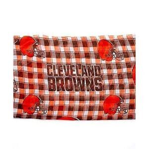 Women's Cleveland Browns Plaid Endless Loop Scarf